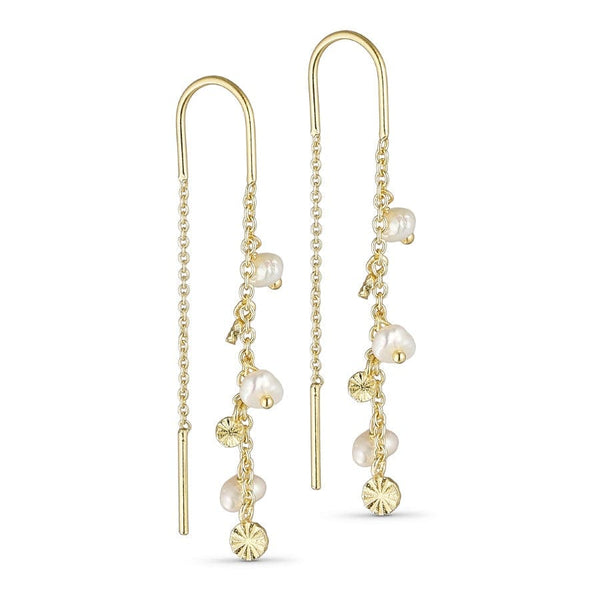 Pure by Nat Earring W Pearls goldplated Pearls - 45781