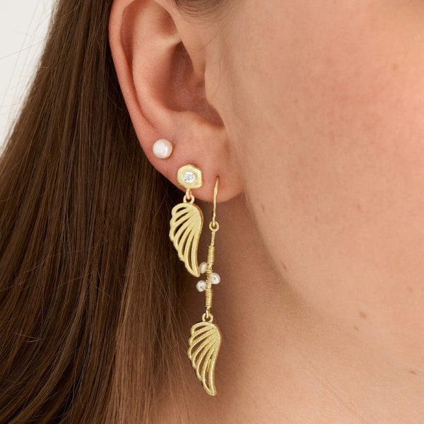 Pure by Nat Earrings  Gold - 45806