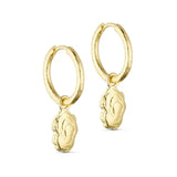 Pure By Nat Ester Hoops 45895 - Gold