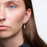 Pure By Nat Iris Chain Earrings