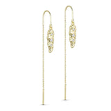 Pure By Nat Iris Chain Earrings