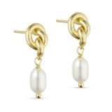 Pure By Nat Anais Pearl Earrings 45933 - Gold
