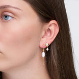Pure By Nat Alba Post Earrings 45959 - Gold
