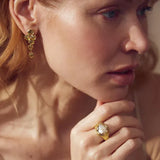 Pure By Nat Josie Long Post Earrings