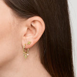 Pure By Nat Hailey Twisted Hoops 45992 - Silver