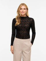 Vila Fay Funnel Neck L/S Top