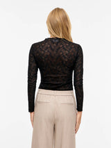 Vila Fay Funnel Neck L/S Top