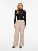 Vila Fay Funnel Neck L/S Top