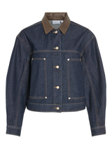 Vila Lova L/S Collar Denim Jacket