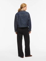 Vila Lova L/S Collar Denim Jacket