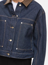Vila Lova L/S Collar Denim Jacket