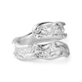 Pure By Nat Delilah Foil Ring 48340 - Silver