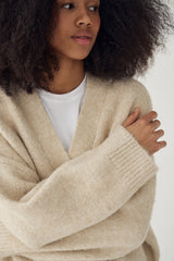 Noella N-Laiana Knit Cardigan - Beige