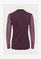 Culture Grace New Mesh Blouse - Winetasting