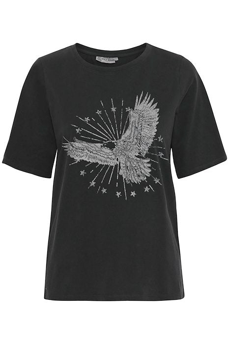 Pulz Alba Eagle T-shirt - Black Beauty