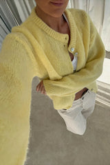 Noella Noella N-Kae Knit Cardigan - Butter Yellow