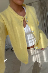 Noella Noella N-Kae Knit Cardigan - Butter Yellow