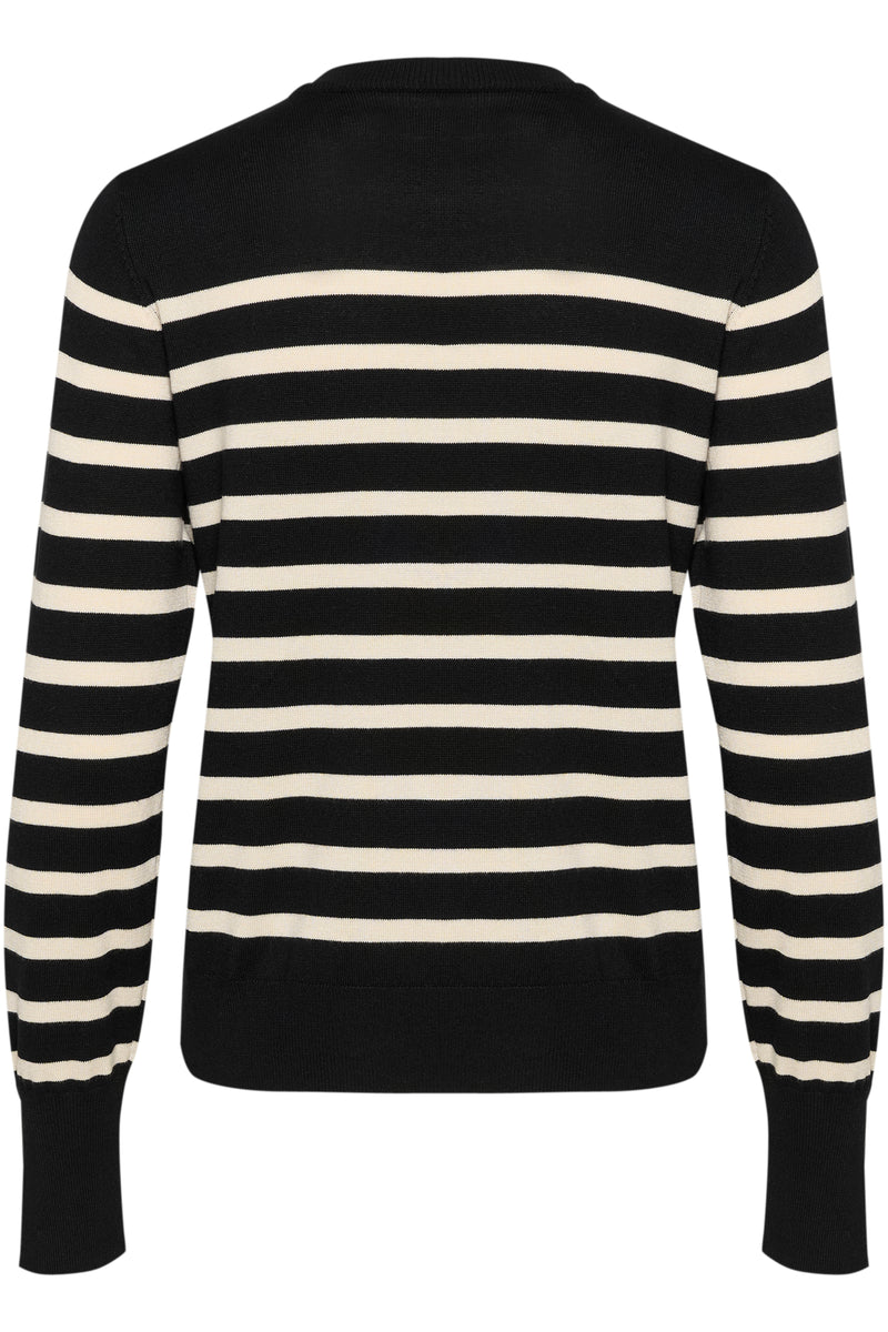 Culture Salto Annemette Pullover - Black/Whitecap