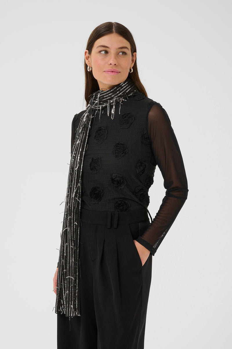 Culture Bling Scarf - Silver