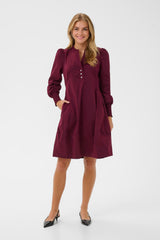 Culture Loretta Antoinett Dress - Zinfandel