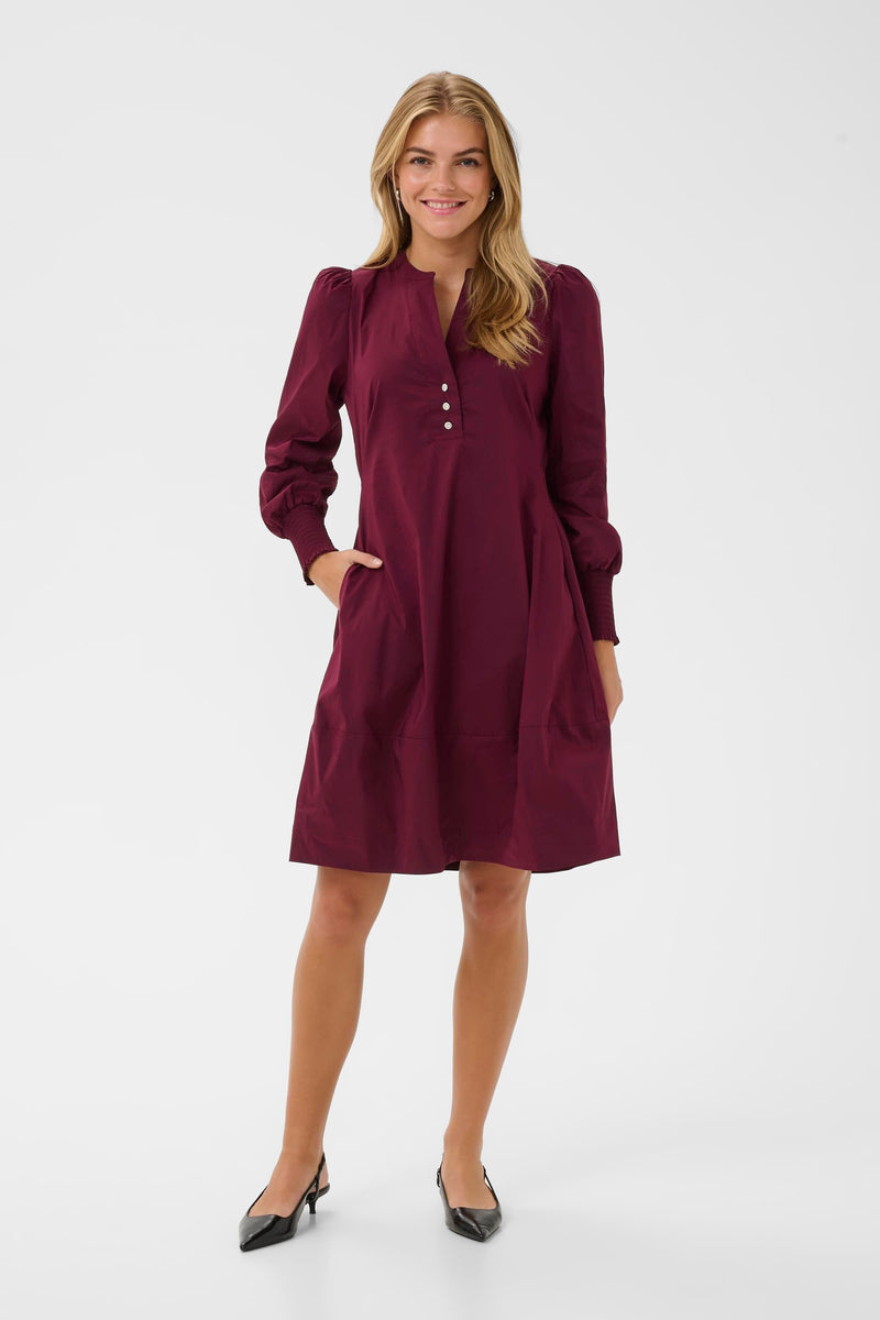 Culture Loretta Antoinett Dress - Zinfandel