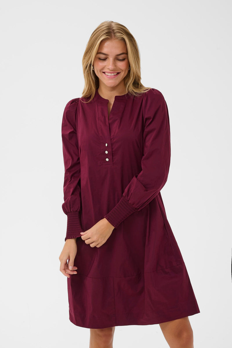 Culture Loretta Antoinett Dress - Zinfandel