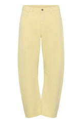 Culture Binnie Barrel Pants - Lemon Meringue
