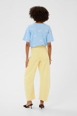 Culture Binnie Barrel Pants - Lemon Meringue