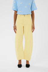 Culture Binnie Barrel Pants - Lemon Meringue