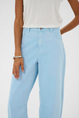 Culture Binnie Barrel Pants - Powder Blue