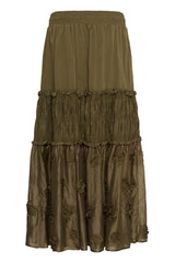 Culture Deena Skirt - Dusky Green