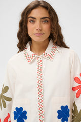 Culture Chrestella Jacket  - Spring Gardenia