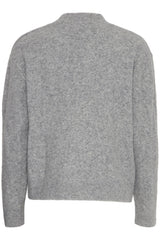 Pulz Astra Short Cardigan - Grey