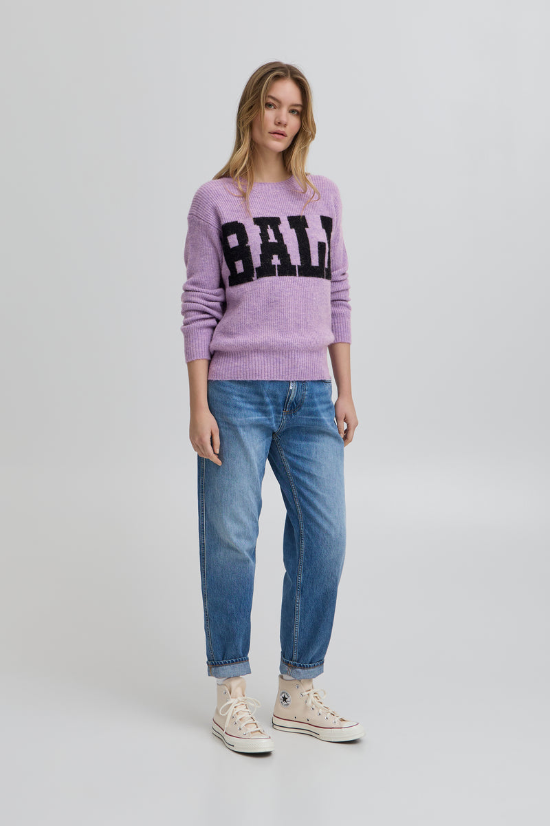 Ball Stacy Pullover - Purple Rose