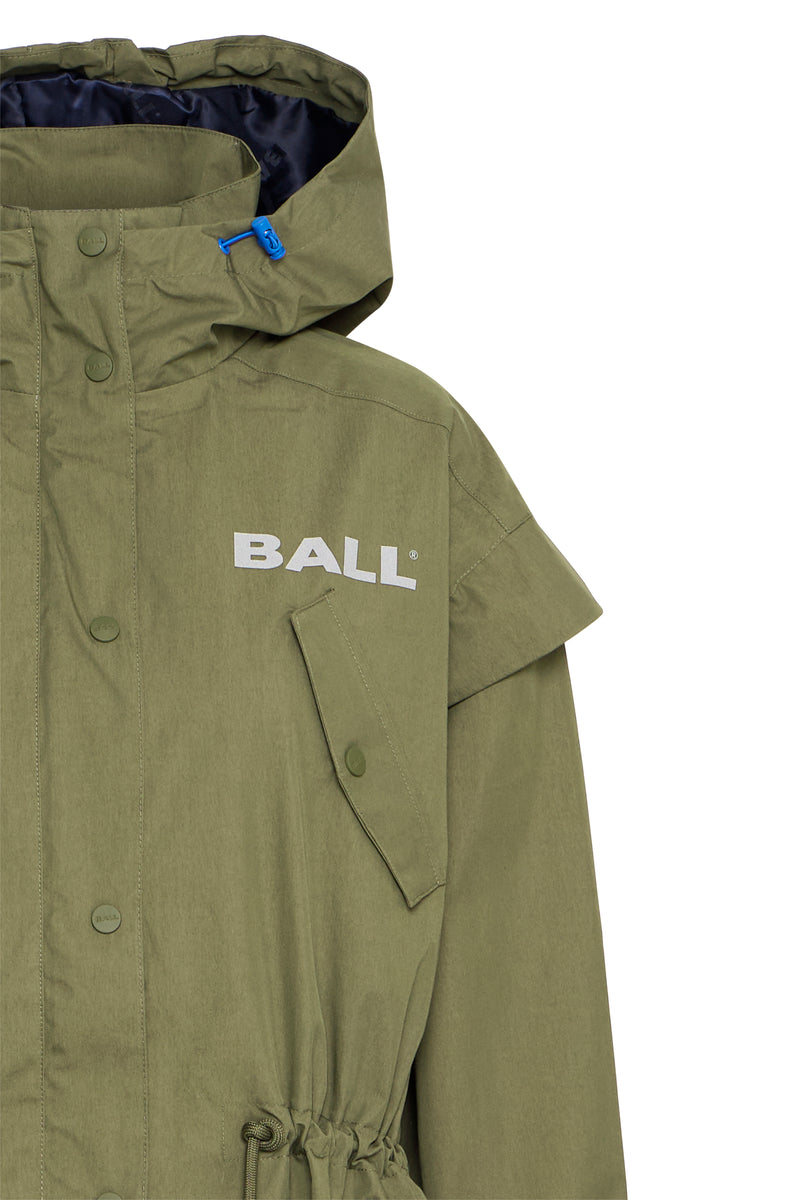 Ball Pioggia Coat - Ivy Green