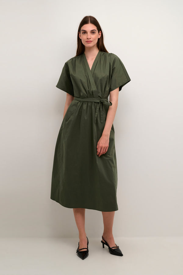 Culture Free Antoinett Dress - Burnt Olive