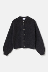 Noella Kea Knit Cardigan - Dark Grey