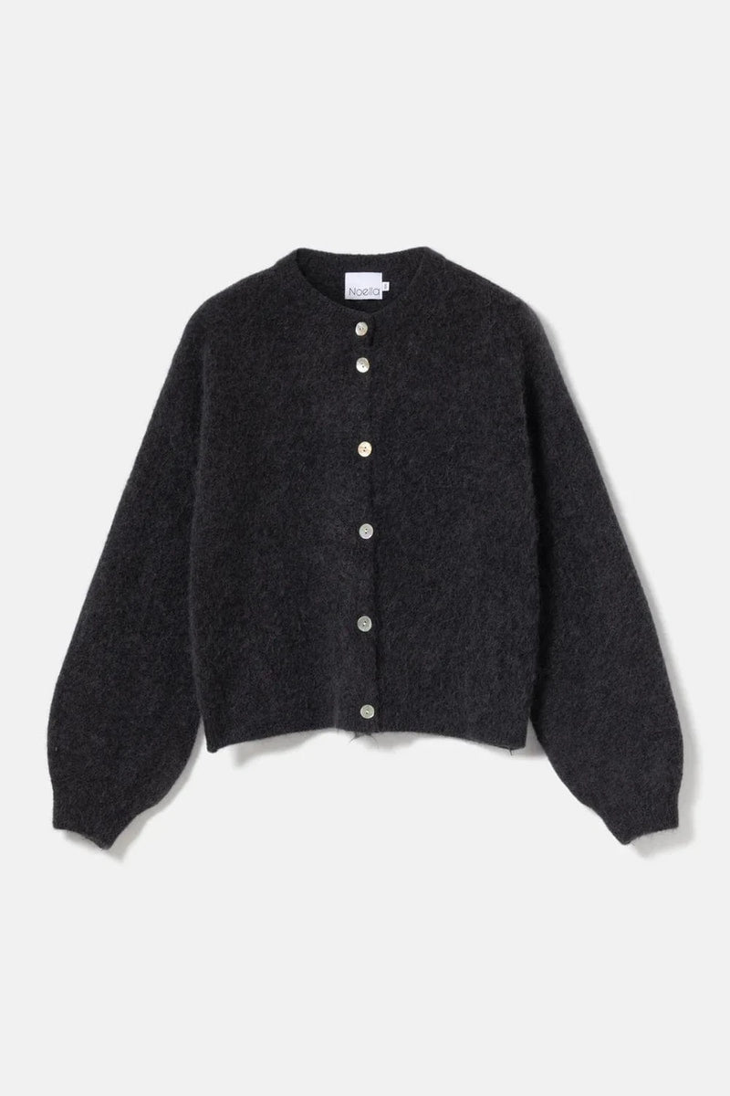 Noella Kea Knit Cardigan - Dark Grey