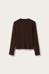 Noella Lidie LS Top - Chocolate