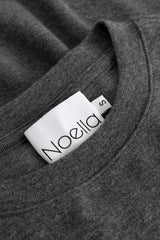 Noella Lidie SS Top - Dark Grey Melange