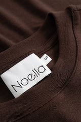 Noella Lidie SS Top - Chocolate