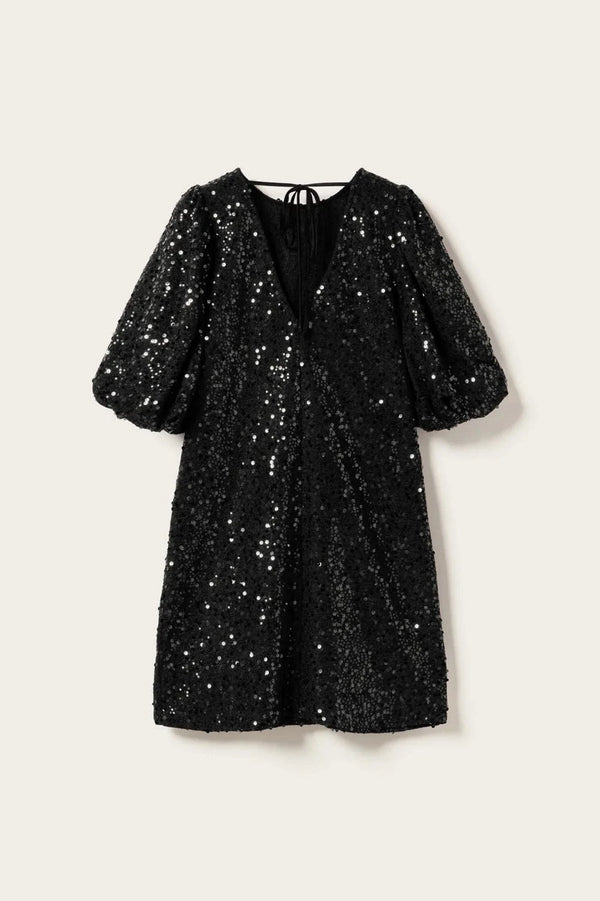 Noella Pastis Short Dress - Black
