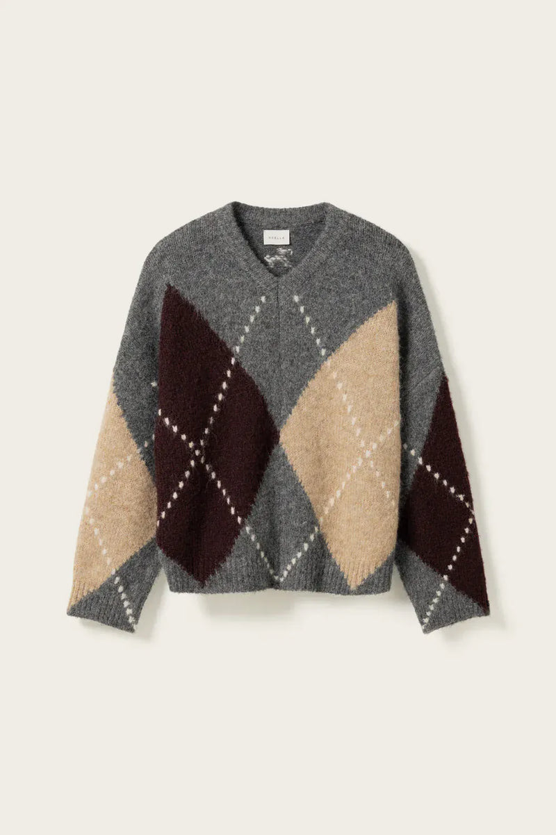 Noella Lai Knit - Medium Grey Mel