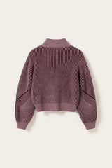 Noella Lassoe Knit - Burgundy Rose