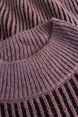 Noella Lassoe Knit - Burgundy Rose