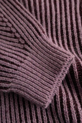 Noella Lassoe Knit - Burgundy Rose