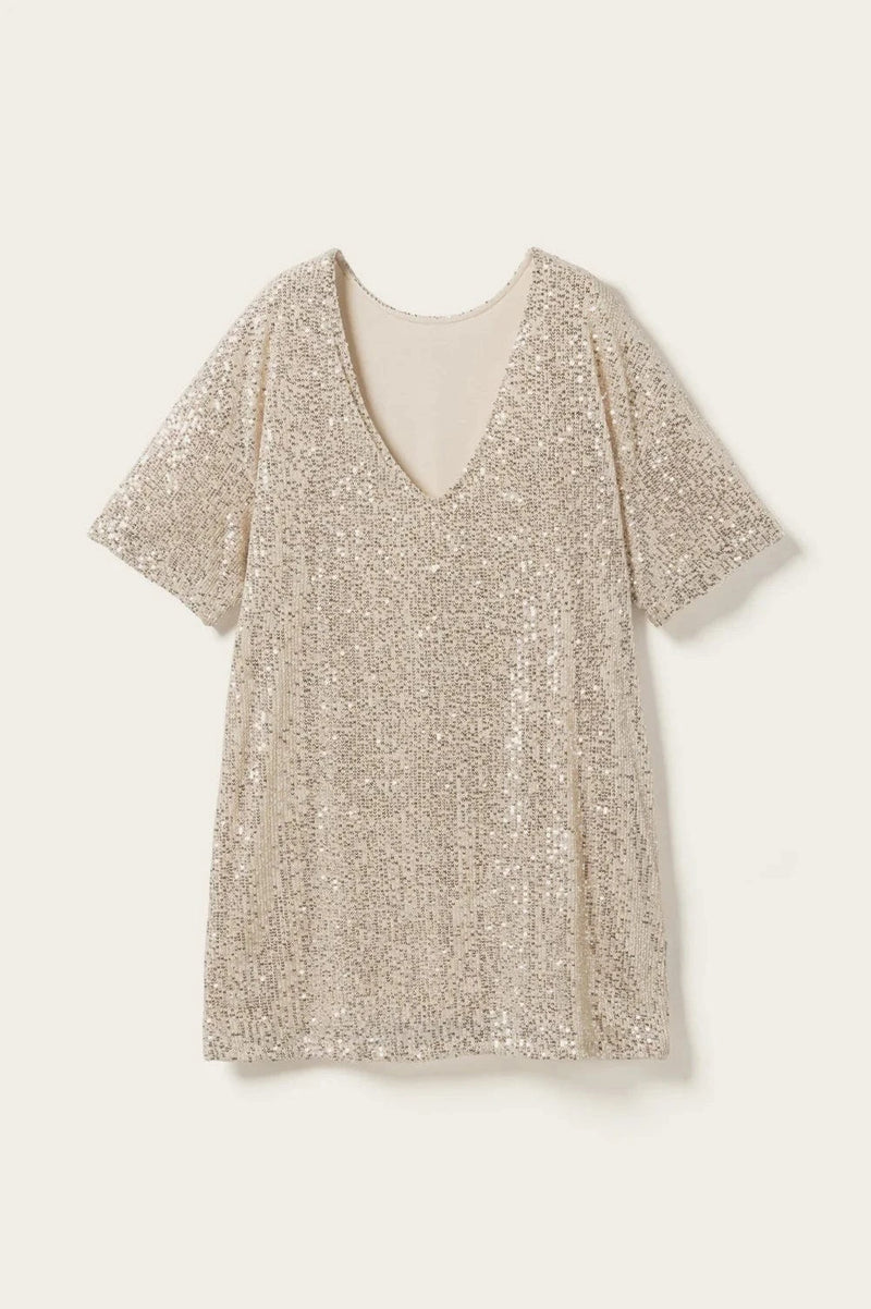 Noella Lora Dress - Silvur