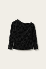Noella Lanna Top - Black glitter