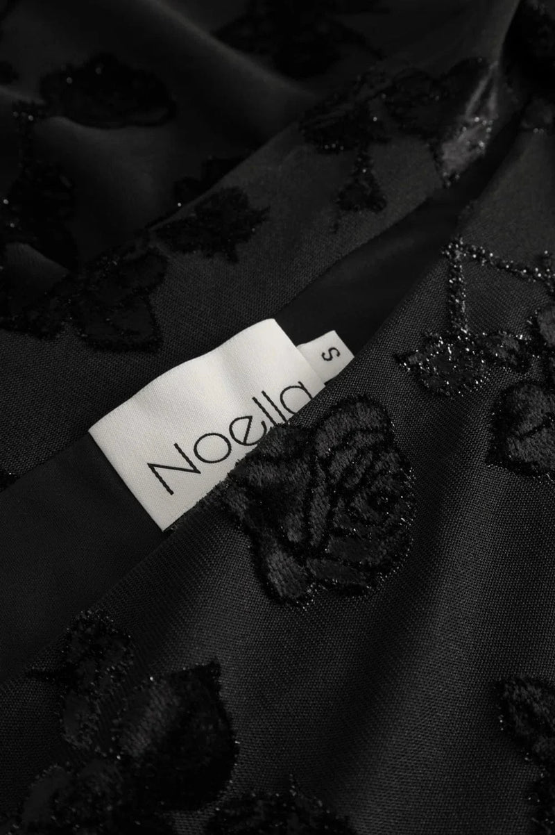 Noella Lanna Top - Black glitter