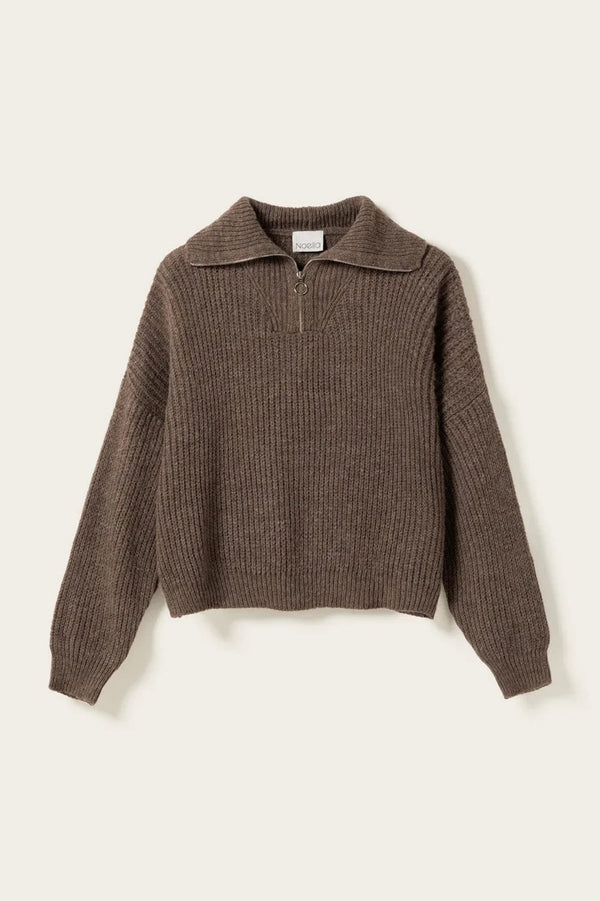 Noella Lesia Knit - Timber Wolf Melange